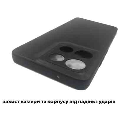 Чехол для мобильного телефона BeCover Silicone Motorola Moto G86 Black (713768) Винница