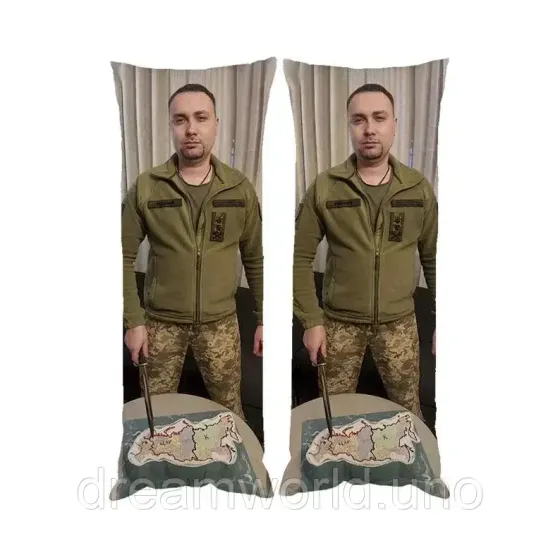 Подушка дакімакура Кирило Буданов декоративна ростова подушка для обіймання двостороння Харків