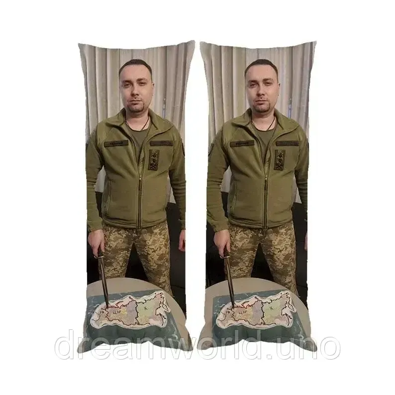 Подушка дакімакура Кирило Буданов декоративна ростова подушка для обіймання двостороння Харків - фото 1