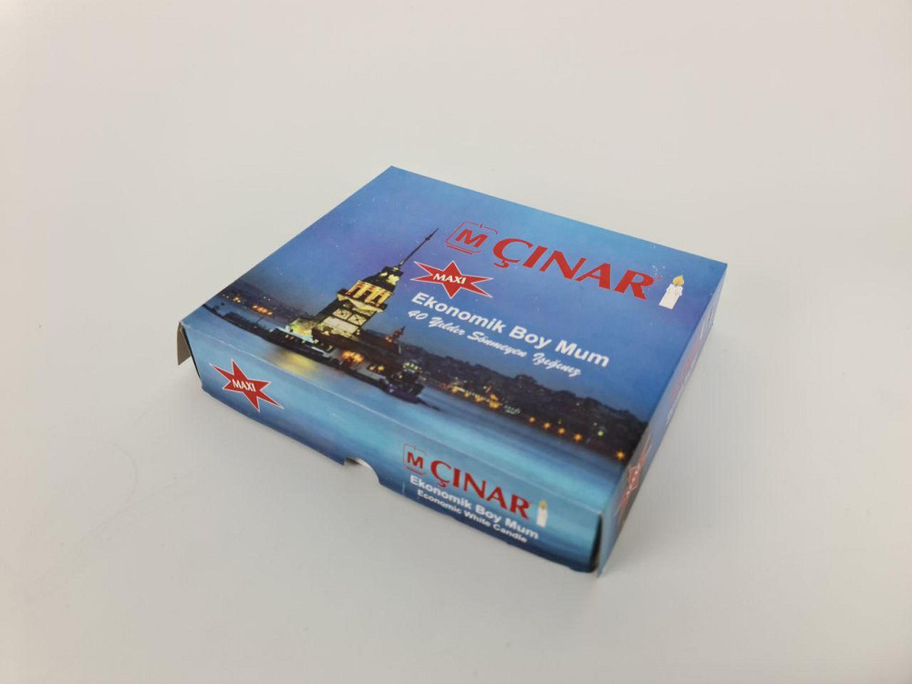 Свічка в коробці 15 см Ø 2 см 40 грамів 20 шт./пач. (середня) (20 шт.) Харків - фото 3