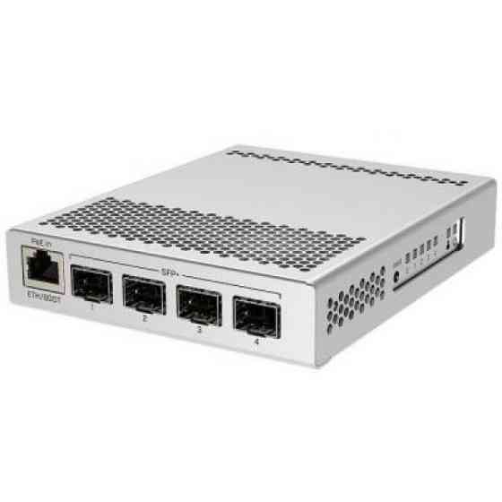 Комутатор Mikrotik CRS305-1G-4S+IN, 4x SFP+ ports, 1x Gigabit Ethernet, metallic enclosure (CRS305-1G-4S+IN ) Київ