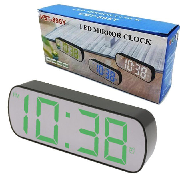 Настільний годинник зі світлодіодним дисплеєм VST-895Y-4, Настільний годинник зі світловим циферблатом TD-63 Львів - фото 5