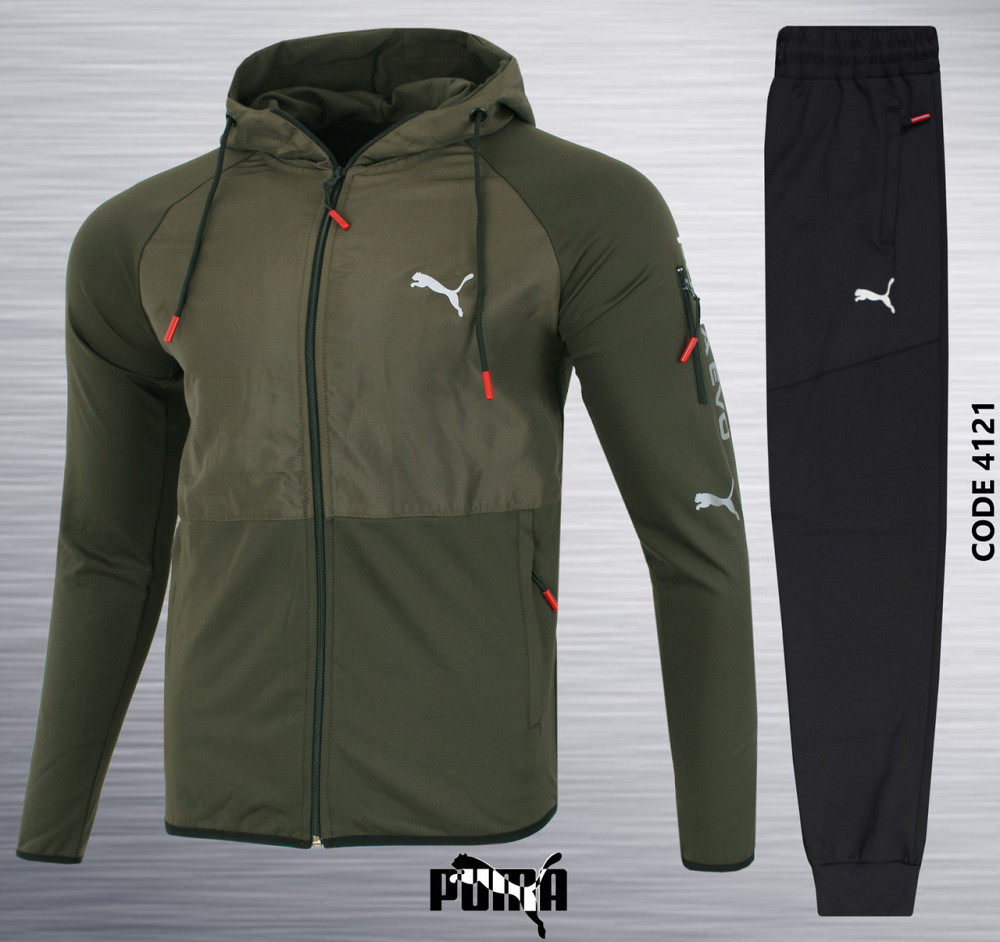 Мужской эластиковый спортивный костюм Puma Киев - изображение 1