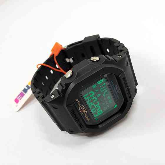 Водонепроникні годинники 50 м SKMEI 1629BK, Армійські годинники протиударні армійські скмей LE-37 Львів