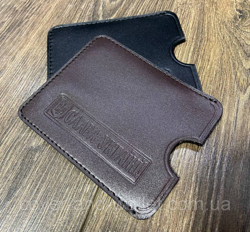 Універсальна обкладинка на посвідчення УБД з тисненням Слава Україні Київ - фото 5