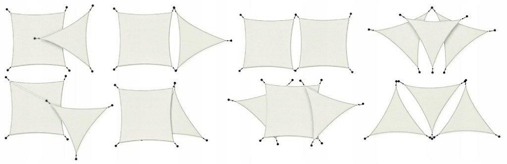 Тент-вітрило Jumi Markiza сонцезахисний 3,6x3,6x5 м білий Киев - изображение 5