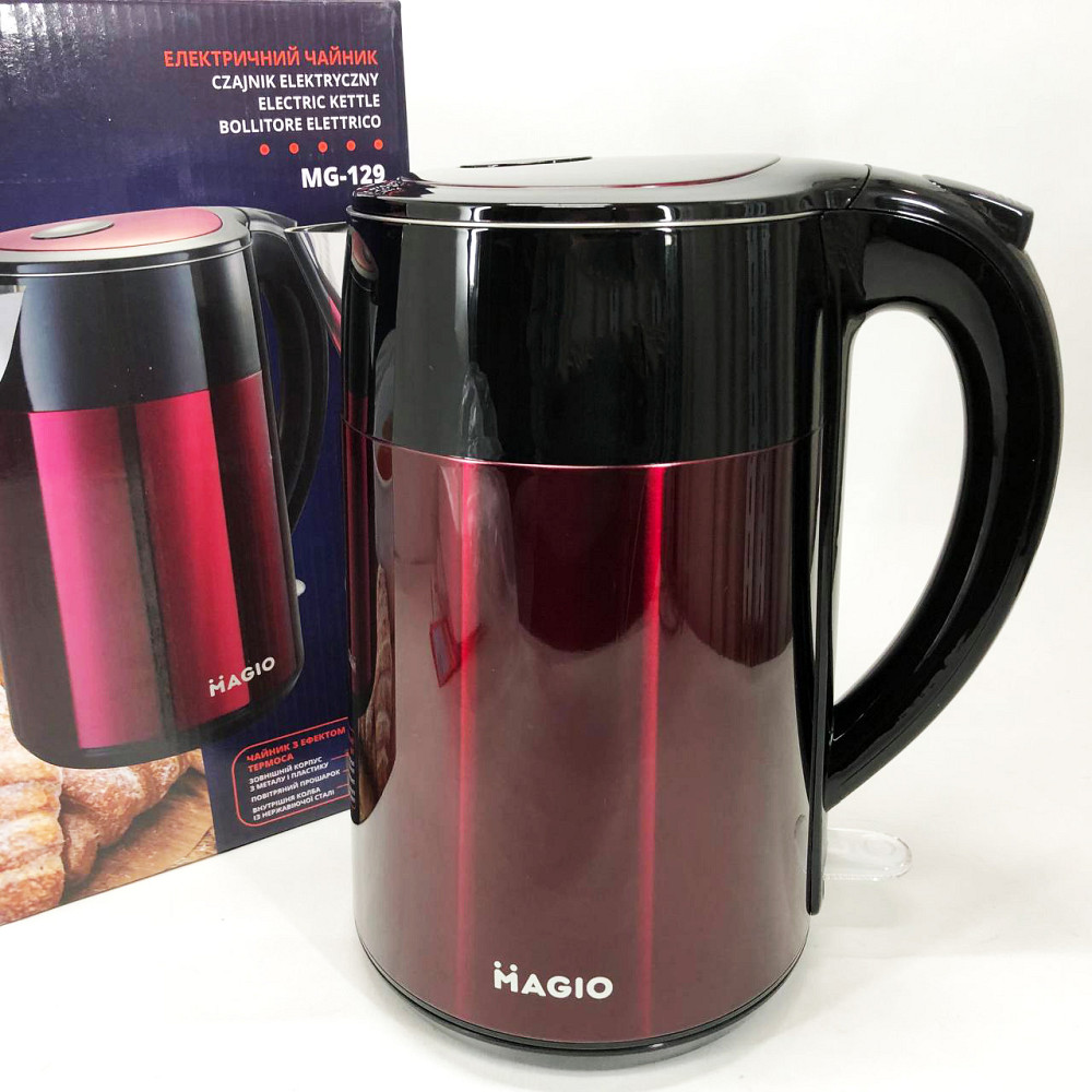 Мощный электрический чайник для дома MAGIO, Электрический чайник с автоотключением VW-99 Львов - изображение 6