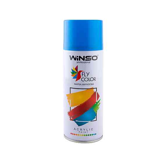 Краска акриловая Winso Spray 450мл синий (TRAFFIC BLUE/RAL5017) Киев
