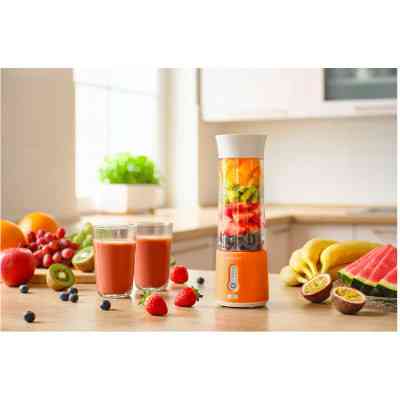 Блендер Sencor Блендер Sencor портативний для смузі 150Вт, чаша-500мл, USB-C, б (SBL133OR) Вінниця