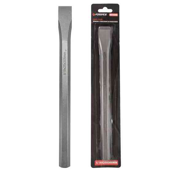 Зубило з шестигранною основою 25мм (L-305мм), в блістері FORSAGE F-60225305 Одеса