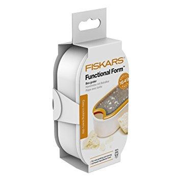 Двусторонняя Тёрка с контейнером Fiskars 