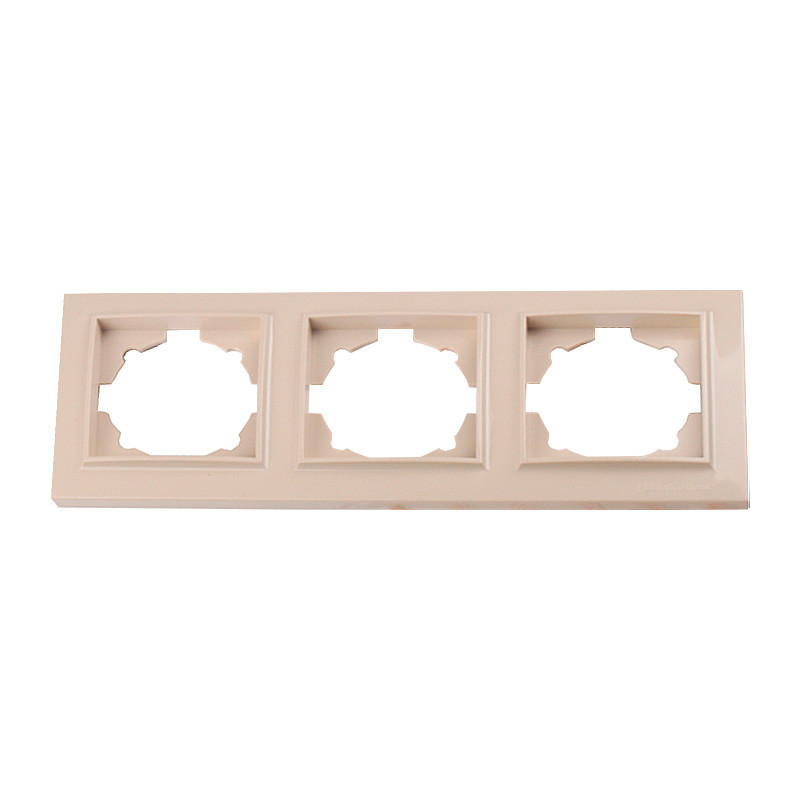 Рамка трехместная, Enzo латте Днепр - изображение 1