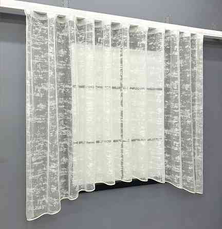 Кухонная арка VR-Textil № 000к жаккард «Мрамор» белый 290х170 см (51-233) Киев