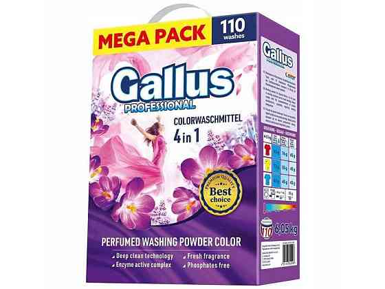 Стиральный пор Professional 4в1 6,05кг Color КАРТОН ТМ Gallus Solmir Киев