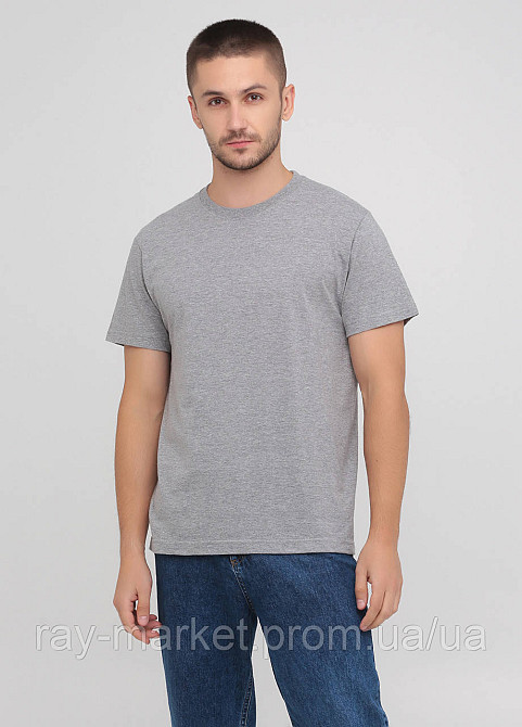 Футболка сіра чоловіча з коротким рукавом Stedman CLASSIC-T(ST2000-GYH) 5XL Київ - фото 1