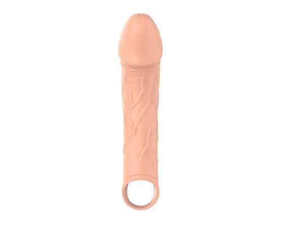 Удлинительная насадка на пенис с вибрацией и пультом управления Vibrating Extension Sex Aura Киев