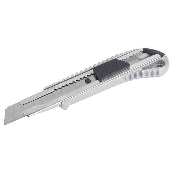 Grad Нож сегментный лезвие 18мм корпус металлический автоматический замок GRAD (8215265) Коломия