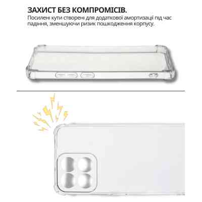 Чехол для мобильного телефона BeCover Anti-Shock Honor 200 Smart Clear (714709) Винница