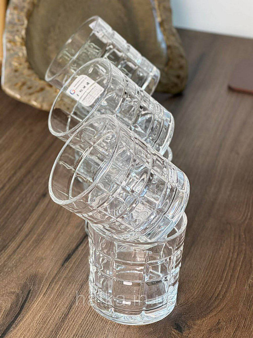 Набір склянок OLens "Кватро" 270 мл 6 шт. високий прозорий для дому та ресторанів 102-690 Київ - фото 2