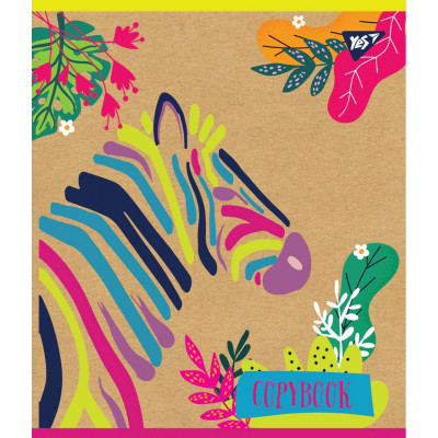 Зошит Yes А5 Rainbow Animal Крафт 12 аркушів лінія (765071) Вінниця - фото 3