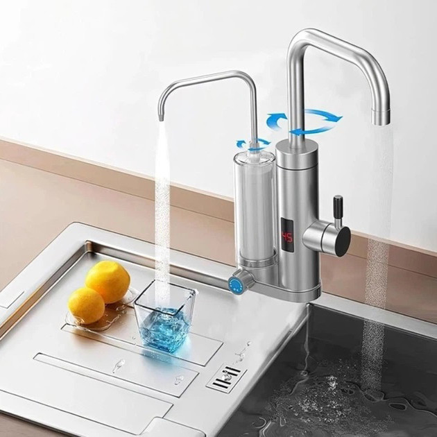 Водонагреватель с фильтром для воды ZSWK-D02 проточный WN-60 Львов - изображение 4