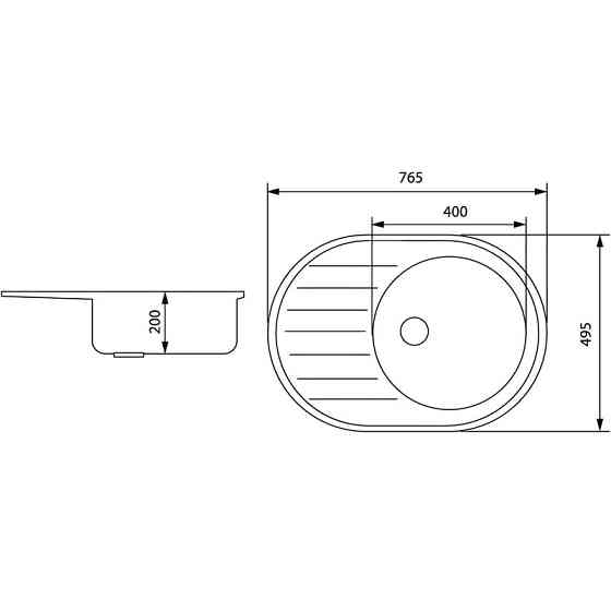 Майка кухонна Zerix ZS-7750R-06 Бежева (ZX4557) Київ