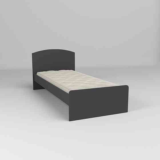 Кровать односпальная L-1, Антрацит, 1930х900х800 Львов