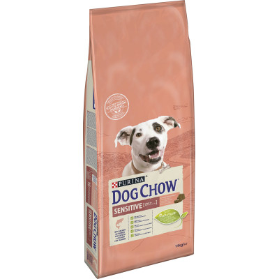 Сухий корм для собак Purina Dog Chow для дорослих, схильних до алергії собак з лососем 14 кг (7613034488244) Вінниця - фото 1