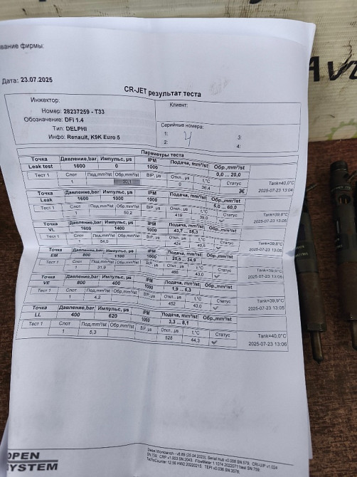 Форсунка Renault Kangoo 1.5 dci 2013-2019 (166000897R) Euro 5 Ковель - фото 4