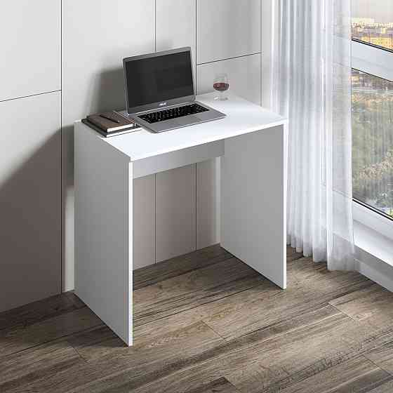 Стол письменный VAYS, столик парта для ноутбука или компьютера M-23 Белый Львов