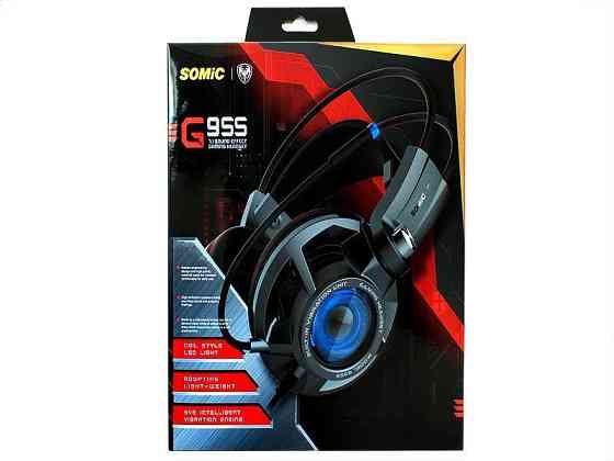 Гарнітура Somic G955 Black (9590010254) ( чорний/сріблястий ) Харків