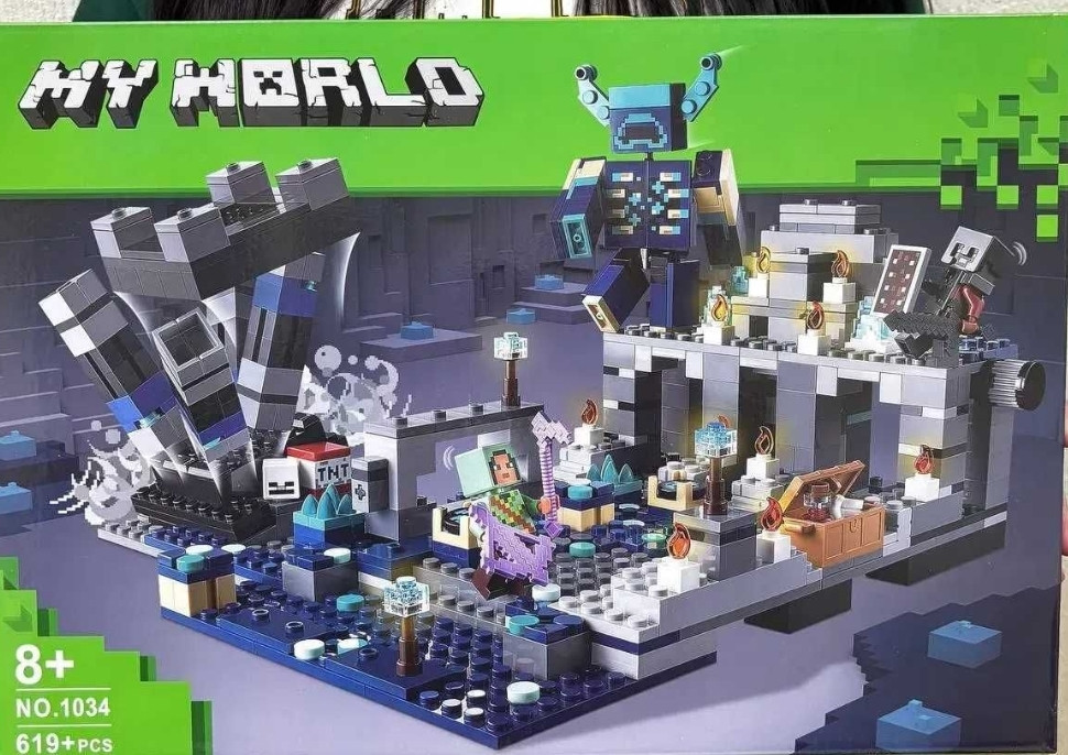 Лего Майнкрафт битва с охранником подземный город конструктор 619деталей. Харьков - изображение 2