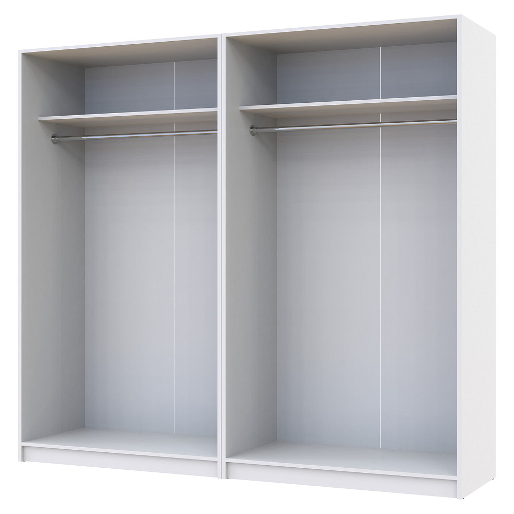 Комплект шаф для одягу Doros Промо (2 шт.) 180х48х204 см Білий (DRS-011207) Львів - фото 3