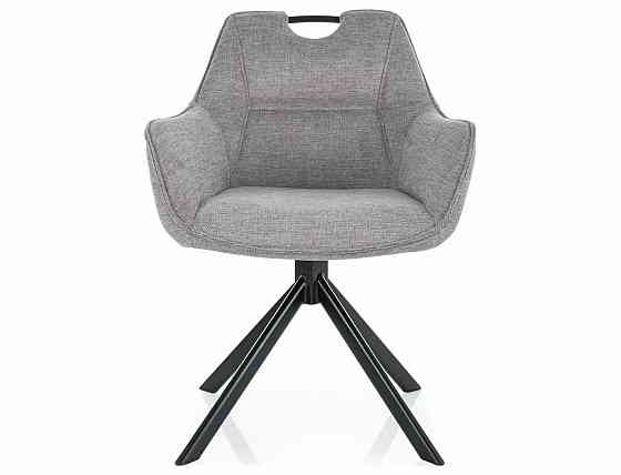 Стілець REMO BREGO чорний каркас/сірий 07 Киев