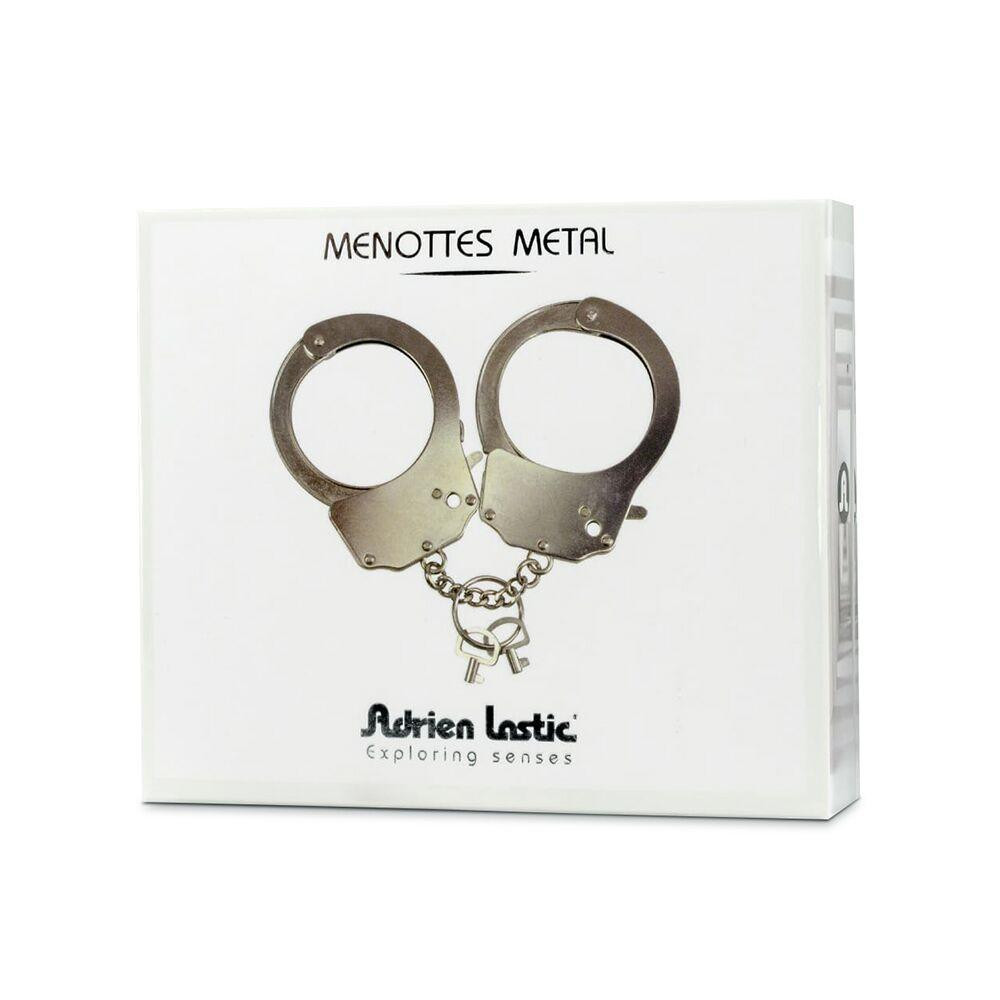 Наручники металлические Adrien Lastic Handcuffs Metallic (полицейские) Sex Aura Киев - изображение 4