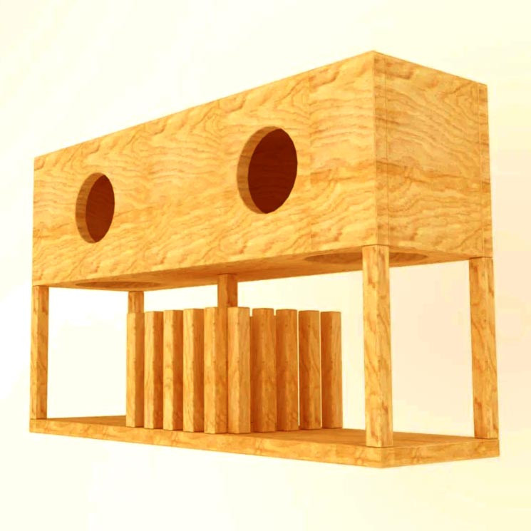 Домик для шиншиллы 