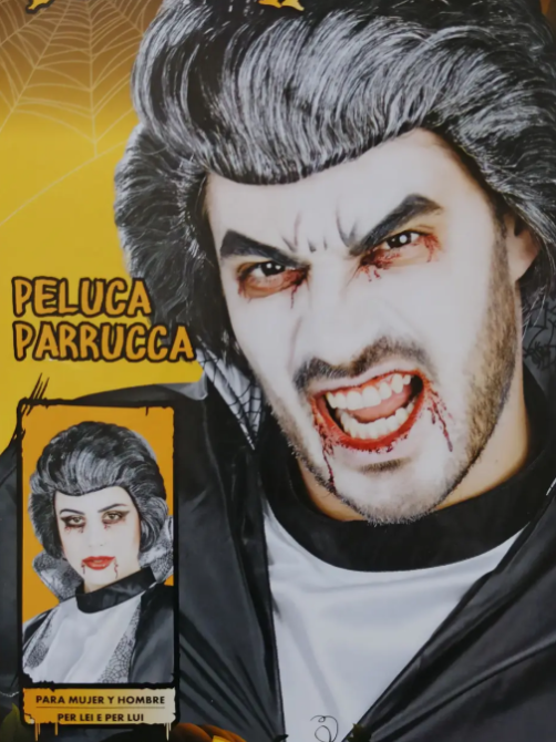 Перука на Хелловін для чоловіків і жінок one size чорно-сірий Київ - фото 1