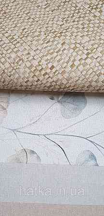 Обои виниловые на флизелине Rasch County Living метровые плетенка мешковина структурные коричневые Киев