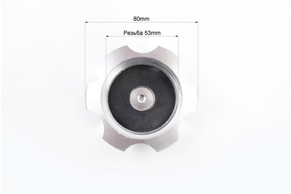 Кришка бака паливного "метал" + сапун, 110/125/140/150/160cc, сіра Київ - фото 3