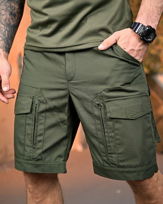 Городские тактические шорты GEN 3 олива ПП7724 Одесса - изображение 1