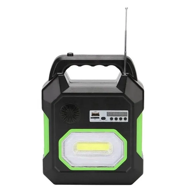 Лампа-фонарь GDPLUS GD-15 с солнечной панелью, радио, Power Bank и LED освещением для кемпинга Одесса - изображение 2