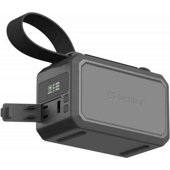УМБ Sandberg Survivor 40000mAh, 100W, 2xUSB-С, USB-A, LED ліхтар, UPS mode, чорний Киев