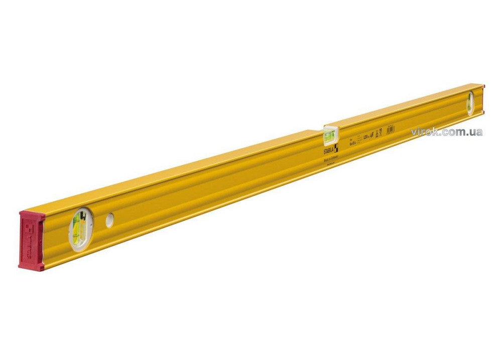 Рівень STABILA Type 80 AS-2 : L= 100 см, 3 капсули. ударостійкий профіль (ребр.жостк) ковпачки Одеса - фото 1