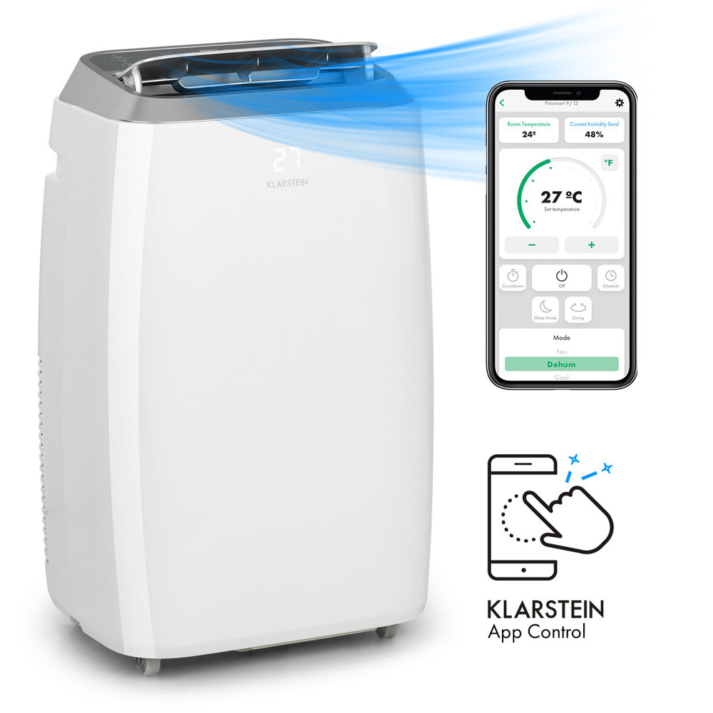 Мобільний кондиціонер Iceblock Prosmart 9 9 9 000 BTU/2,6 кВт витрата повітря 300 м3/год макс App Control білий 9 Рівне - фото 2