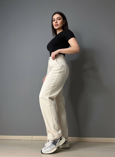 Джинси жіночі Its Basic 2952-7S6 skater jeans банани бежеві, бежевий, 38, 38, 83 см, 107 см Київ - фото 5