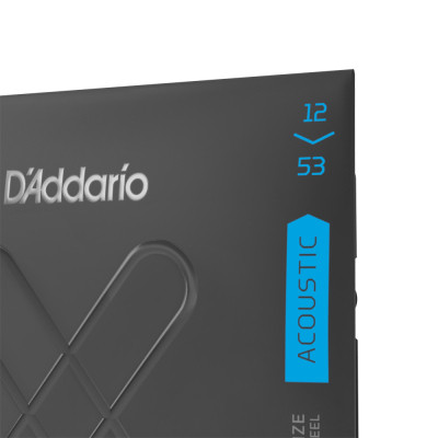 Струни для гітари D'Addario XT 80/20 Bronze Light (12-53) (XTABR1253) Вінниця - фото 4
