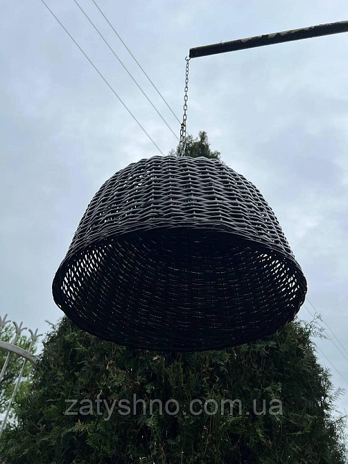 Люстра коричнева плетена Київ - фото 3