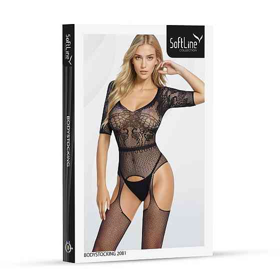 Бодістокінг - Bodystocking 2081, black - One Size Sex Aura Київ