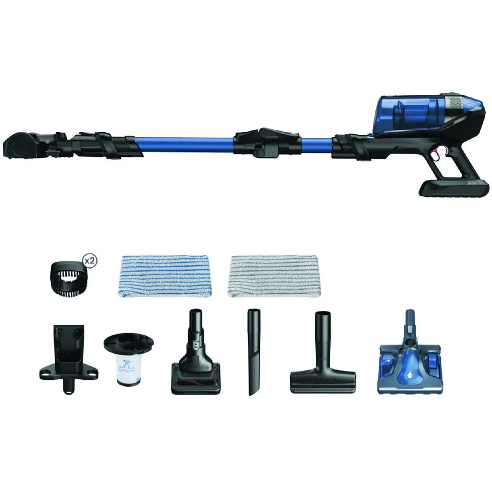 Аккумуляторний пилосос Rowenta X-Force Flex 12.60 Aqua RH98C0WO чорний/синій Харків - фото 12
