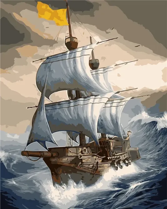 Картина за номерами на дереві 40*50 см 